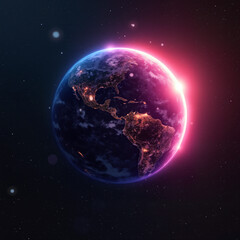 Neon Earth in the Universe