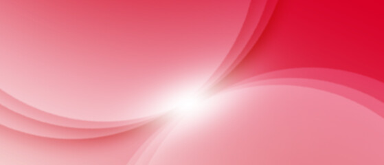 Abstract red geometric circles overlapping background with light red 
