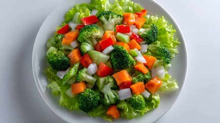 fresh vegetable salad