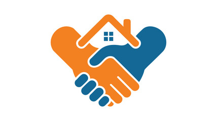 Real estate handshake home deal