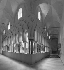 AMALFI, ITALY - OCTOBER 3, 2025: The atrium of  Duomo.