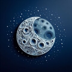 Ein Vollmond aus Papier