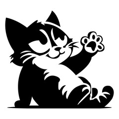 Cat Vector Silhouette 22