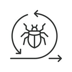 Documentation icon in line design. documentation, report, agile, project, management, process, structure on white background vector. Documentation editable stroke icon