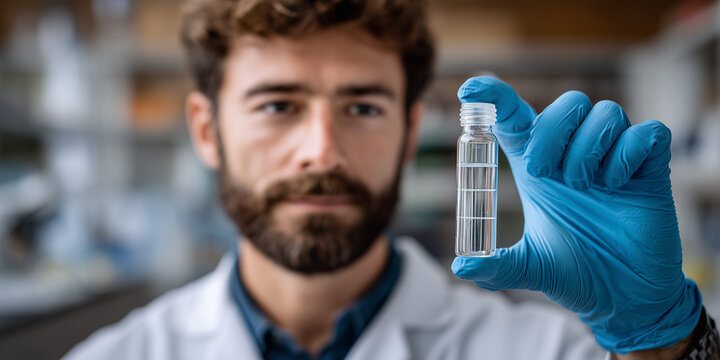 Antibiotic resistance discovery in laboratory setting research event science environment close-up view