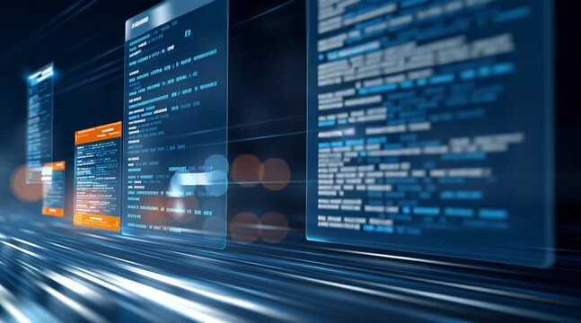 Artificial Intelligence in Document Analysis, the role of artificial intelligence in document analysis with an image portraying machine learning algorithms extracting data from unstructured documents