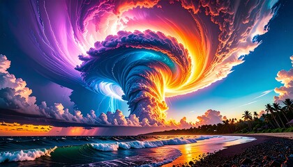 The tempestuous beauty of the deep