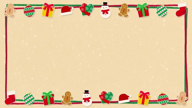 Christmas frame animation