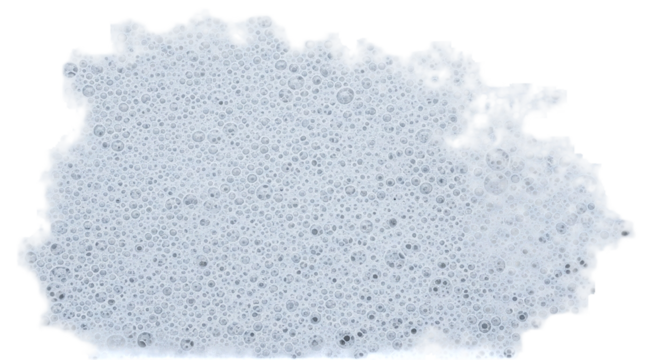 Frothy Delight An Ocean of Delicate Bubbles and Light Texture White Water Surface Detail Foam Pattern and a Black