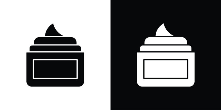 Body cream icon &ndash; stock vector 10 eps.