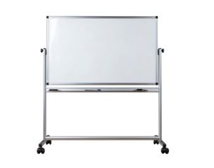 Whiteboard on Wheels isolated on a transparent background 2