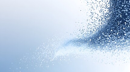 High-Resolution Soothing White and Blue Graphic Design with Sprinkled Texture and Gradient Transitions Evoking Calm and Sophistication