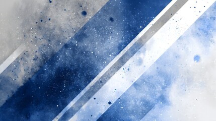 Minimalist White and Blue Sprinkled Background with Abstract Digital Pattern for Elegant Modern Design