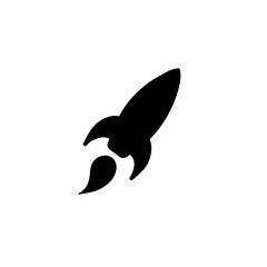 Minimal Rocket Icon