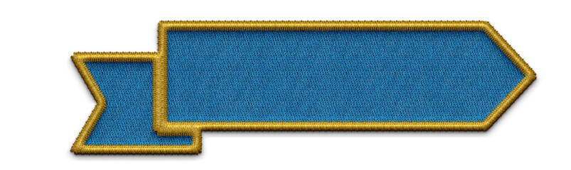 ribbon embroidery for background.  Blue ribbon embroidery,