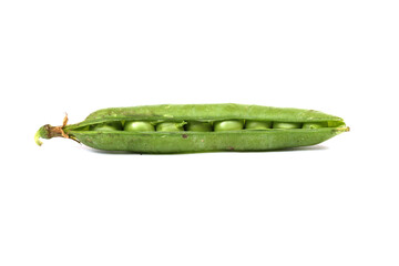 Green peas in closeup
