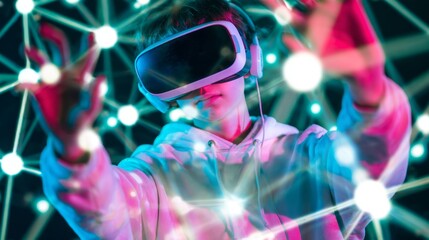 Virtual sports: the next frontier of teen entertainment and exploration. Information flow. Metaverse engaged: teen and the dynamic dance of neon and vr. Connected systems.