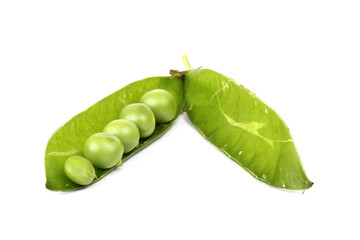 Green peas in closeup