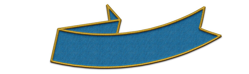 ribbon embroidery for background.  Blue ribbon embroidery,