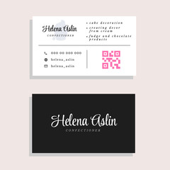 vector business card template