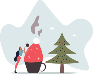 aromatic and warming coffee for the winter holidays.