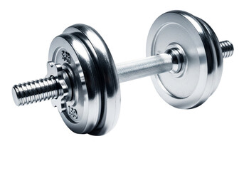 Naklejka premium Adjustable dumbbell for weightlifting