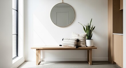 modern living room with white furniture