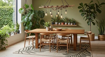 table and chairs in a restaurant