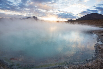 Hot springs in Chile