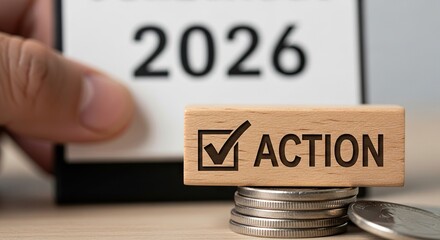 Seize the future in 2026 by taking immediate action and achieving financial success with this powerful visual.