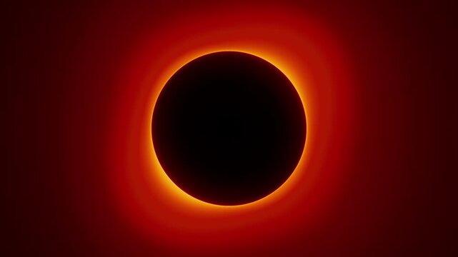 Dynamic Red Gradient Eclipse Animation for Professional Backgrounds and UI Enhancements