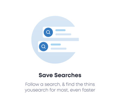Save Searches &ndash; Empty State Illustration