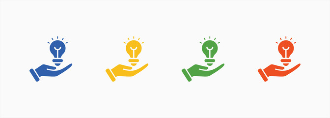 Innovation Icon Set Color Multiple Style Collection