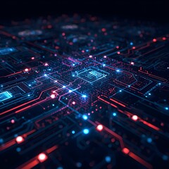 Fototapeta premium electronic circuit board