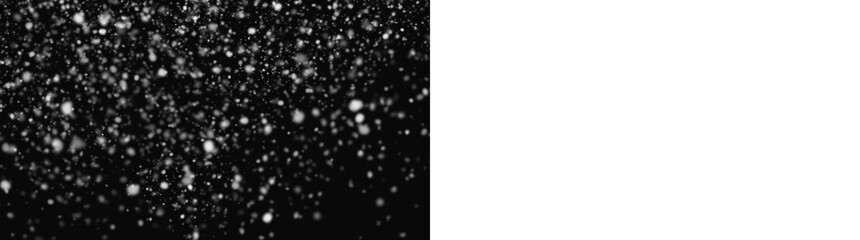 snowflake overlay for holiday, Realistic dense glitter particles or white snow overlay PNG
