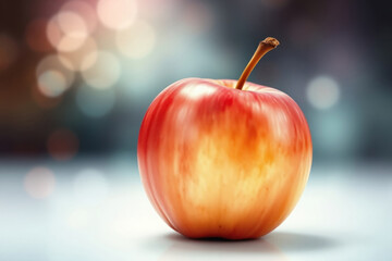 Perfectly Ripe Autumn Apple Image