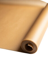 A roll of brown kraft paper