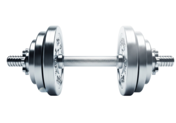 Adjustable dumbbell with weight plates