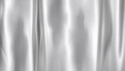 Metallic silver foil texture glossy abstract background