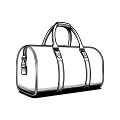 Travel duffel bag with handles representing luggage, packing, and modern travel lifestyle.