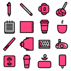 Writing Tools, Food & Beverages, Graphic Design, Modern Style, Minimalist Aesthetic