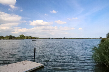 Obraz premium Recreation area Eendragtspolder and Zevenhuizerplas in Zuidplas