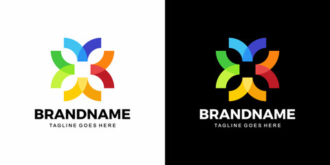 colorful abstract vector logo