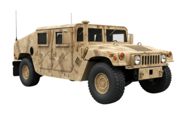 Military humvee vehicle transparent background cutout png