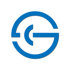 Web line modern color full letter logo design