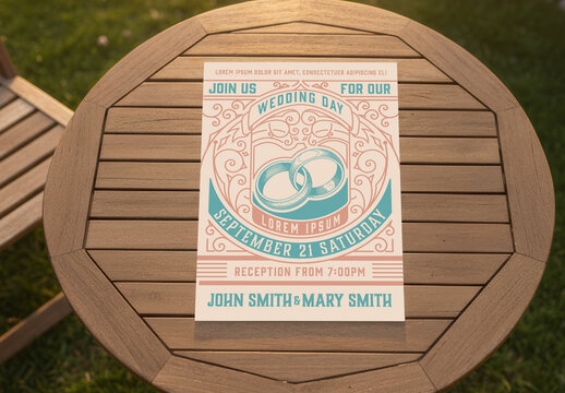 Wedding invitation Layout