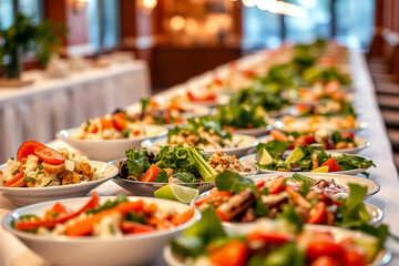 Vegetable salad buffet