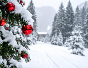 albero di natale inverno 