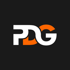 letter pdg logo design, monogram, typography,, vector, company, graphic, company, business, brand, monogram, symbol, sign, style, illustration, branding