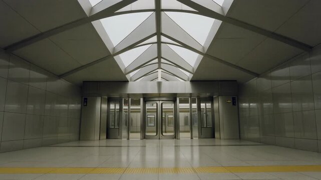 Modern Subway Station Interior Architecture, Urban, Underground